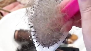 Asmr satisfying cleaning make up