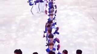 Very beautifully this school children are watching 12