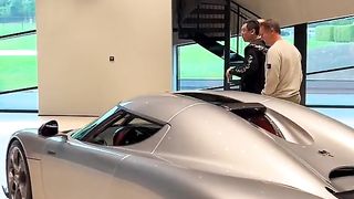 Mike and founder Koenigsegg.