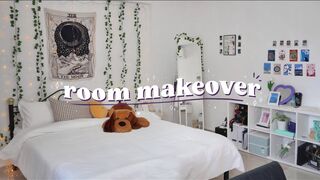 Extreme room makeover decorating + new furniture!