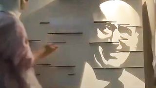 That's very cool art! Please follow us for more great videos every day!