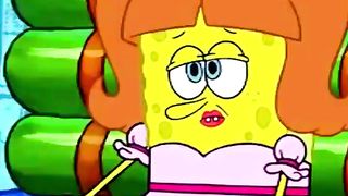 Spongebob Suddenly Shemale !!!