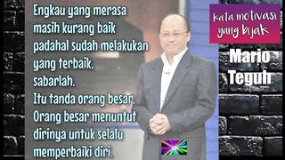 KATA MOTIVASI BIJAK - MARIO TEGUH V12