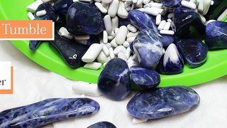 How to Rock Tumble Sodalite in a Rotary Tumbler