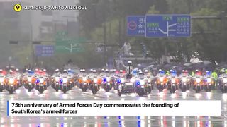 [Video] S. Korea holds military parade in downtown Seoul for 1st time in decade