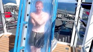 Looping waterslide gone WRONG ???????? _