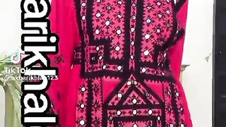 Beautiful dress/ Balochi/ Sindhi/ design /red