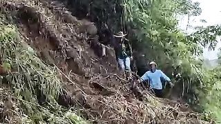 community cooperation after a volcanic eruption