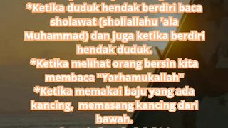 Sunah Rosulallah yang jarang diterapkan