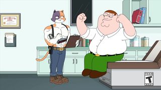 Peter Griffin Seeks Fitness Advice from Meowscles | Fortnite Hybrid Short
