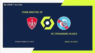 STADE BRESTOIS 29 - RC STRASBOURG ALSACE (1 - 1) - Highlights - (SB29 - RCSA) _ 2023-2024
