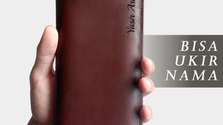Dompet Kulit Pria / Wanita Panjang Original Kulit Sapi Asli Garut