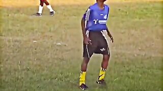 Talento puro no futebol