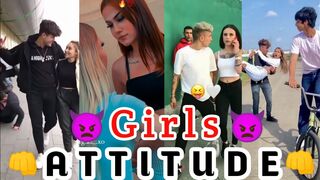 Girls attitude tik tok