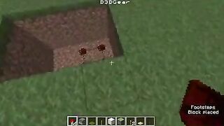 Minecraft BUT Redstone Builds Hidden Base Door #minecraft #shorts #minecraftclips