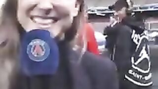Neymar fun with the PSC reporter