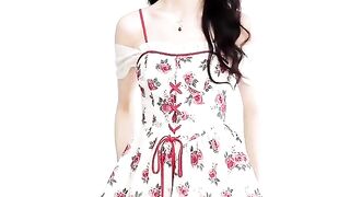 Floral Kawaii Sweet Dress Women Red Christmas Elegant Party Mini Dress 2022