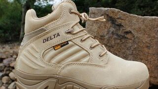 Sepatu Boots 516 6 inch 8inch Sepatu Kulit Warna Gurun/Delta Sepatu Boots Army Tactical Shoes