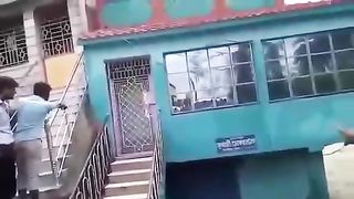 House collapsed in Heavy rain...!!!! Live from India.