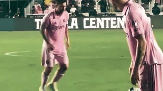 "Magical moment! Lionel Messi scores his debut goal ????