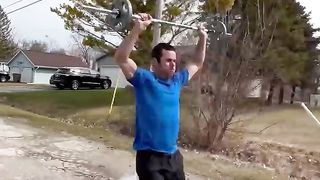 Sprinting while doing gym exercises