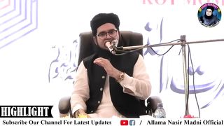 Allama Nasir Madni Punjab College Kot Momin Main Latest Khitab _ Nasir Madni fun