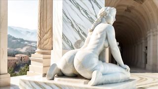 Art Statue private collection of marble statues