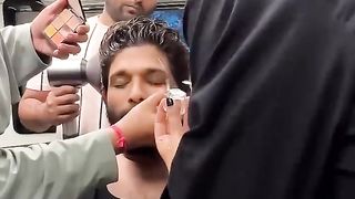 @AlluArjun Makeover for @Pushpa2 @sukumar @shorts @ytshorts_HD