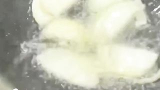 Tumis bayam udang