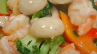 Tumis brokoli udang