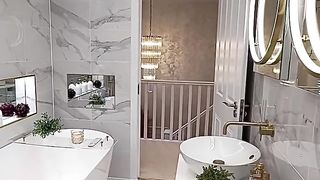 Very beautiful bathroom interior