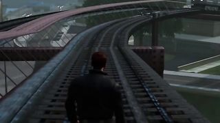 Train vs personnage dans tous les jeux gta.