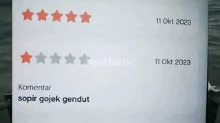 Orang ngasih rating. 2