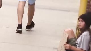 Would you help this homeless kid_ #shorts.