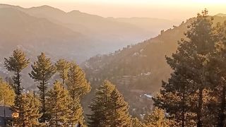 Amazing Sunset in Hilly Area of Nathiya Gali