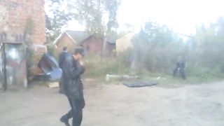 Drunk guy burned his pants