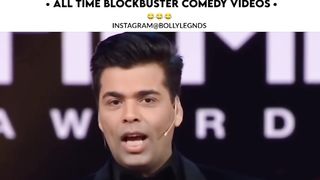 Kapil Sharma and Shahrukh khan comedy during award show Karan Johar