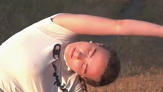 stretching in the lovely sun????