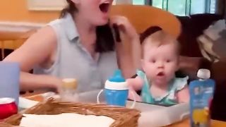 Baby Say First Words _ Try Not To Laugh !