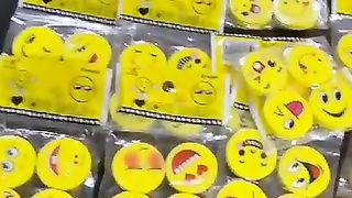 Pack of 4pc Smiley Faces Emoji