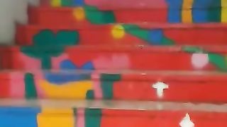 Beautiful stairs in Águeda, Aveiro