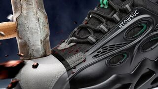Sepatu Safety Pria EROPA Anti Benturan, Anti Tusukan Boots Ujung Besi SI12 Casual Import Sneakers Ringan Anti Slip Anti Smash