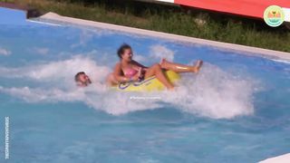 WIDE Waterslide! Would you ride it