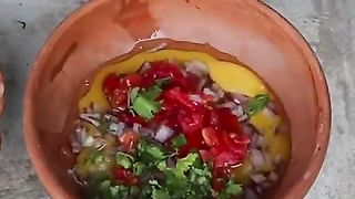 Bread omelette