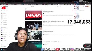 IShowSpeed Reacts To TREASURE DARARI Song????