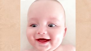 Cute baby laughing 2