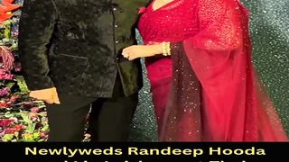 Newlyweds Randeep Hooda and Lin Laishram at Their Reception #randeephooda #short #youtubeshort #shorts #trending #viral #shortvideo