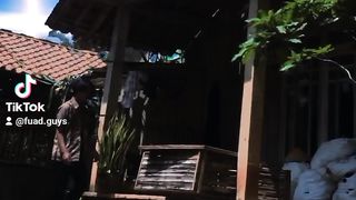 The view of the sky in this village is very beautiful