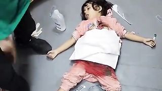 A doctor tried to save a little girl's life in Gaza, but it was too late.