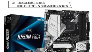 ASROCK New B550M Pro4 Motherboard